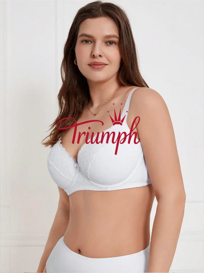 Triumph - (3 ks) čipkovan&aacute; podprsenka nadmernej veľkosti