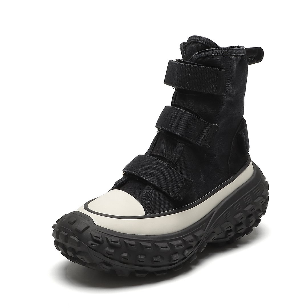 Thin Durian Thick Bottom Velcro Martin Boots-PABIUYOU- Women's Fashion Leader