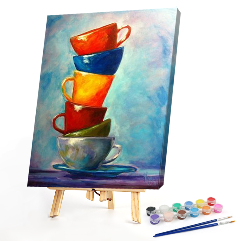 

40*50CM - Paint By Numbers - Cup, 501 Original