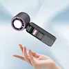 Foldable Handheld Cooling Fan 100 Wind Speeds Handheld Portable Turbo Fan 4000mAh Battery W/ Digital Display for Beach Vacation Cooking Office Travel Camping
