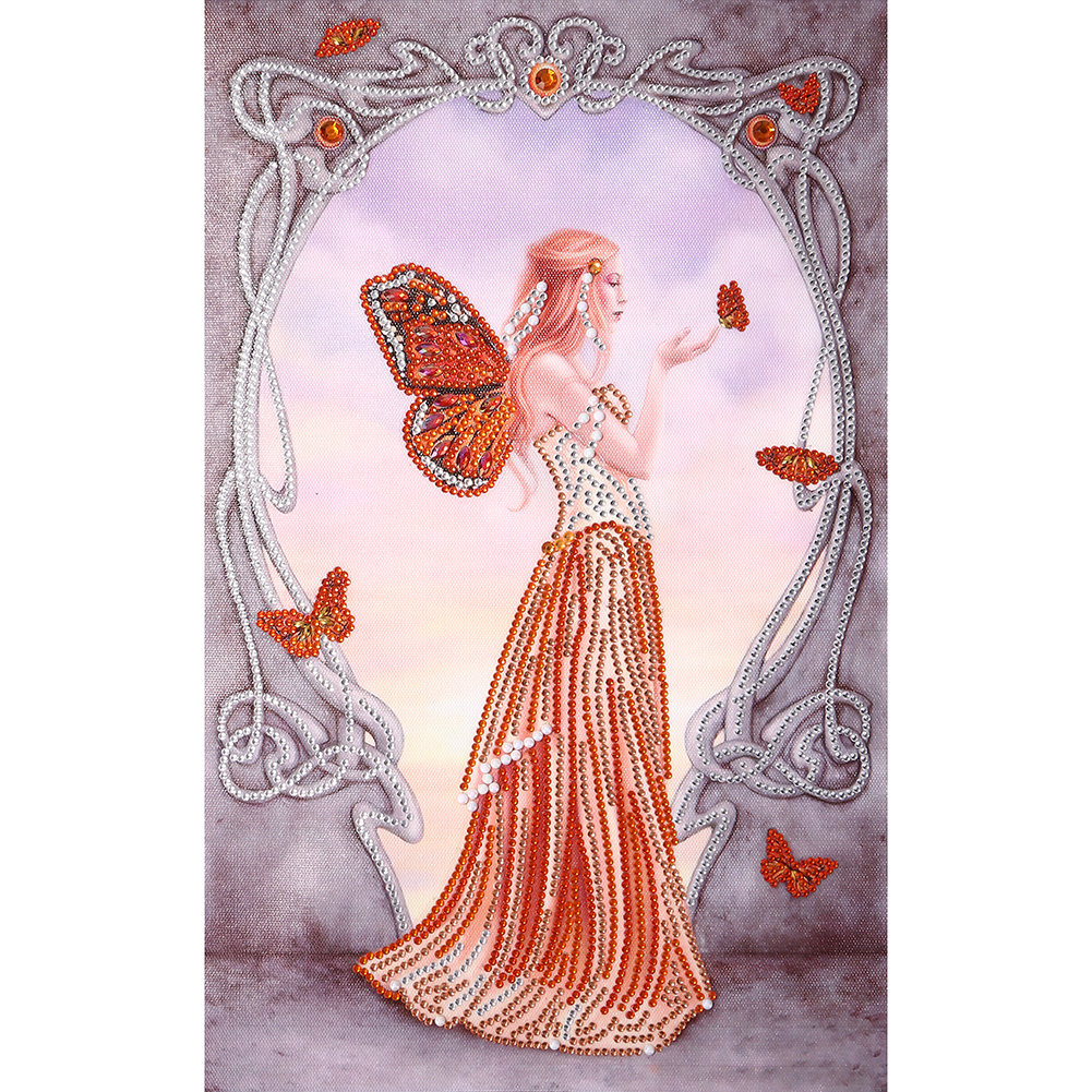 

Butterfly Angel - Special Shaped Diamond Painting - 30*45CM, 501 Original