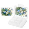 (US Local)Flowers Grass Pill Storage Box Diamond Painting Pill Case for Art Craft