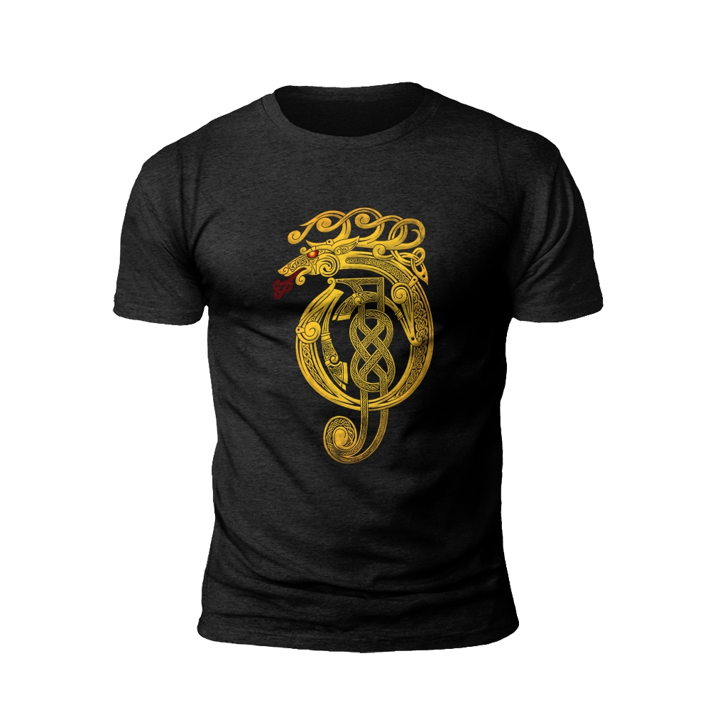 Celtic Serpent: The Eternal Dance of Life T-shirt