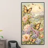 (40*70cm)Butterfly Flower - Full Round Drill Diamond Painting