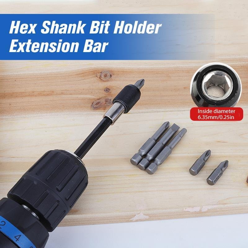 Hex Shank Bit Holder Extension Bars