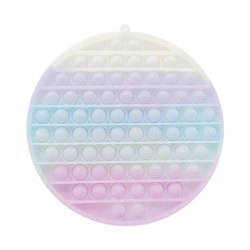 

Rainbow Round Large Size Push Bubble Sensory Autism Funny Anti Stress Toy, 501 Original