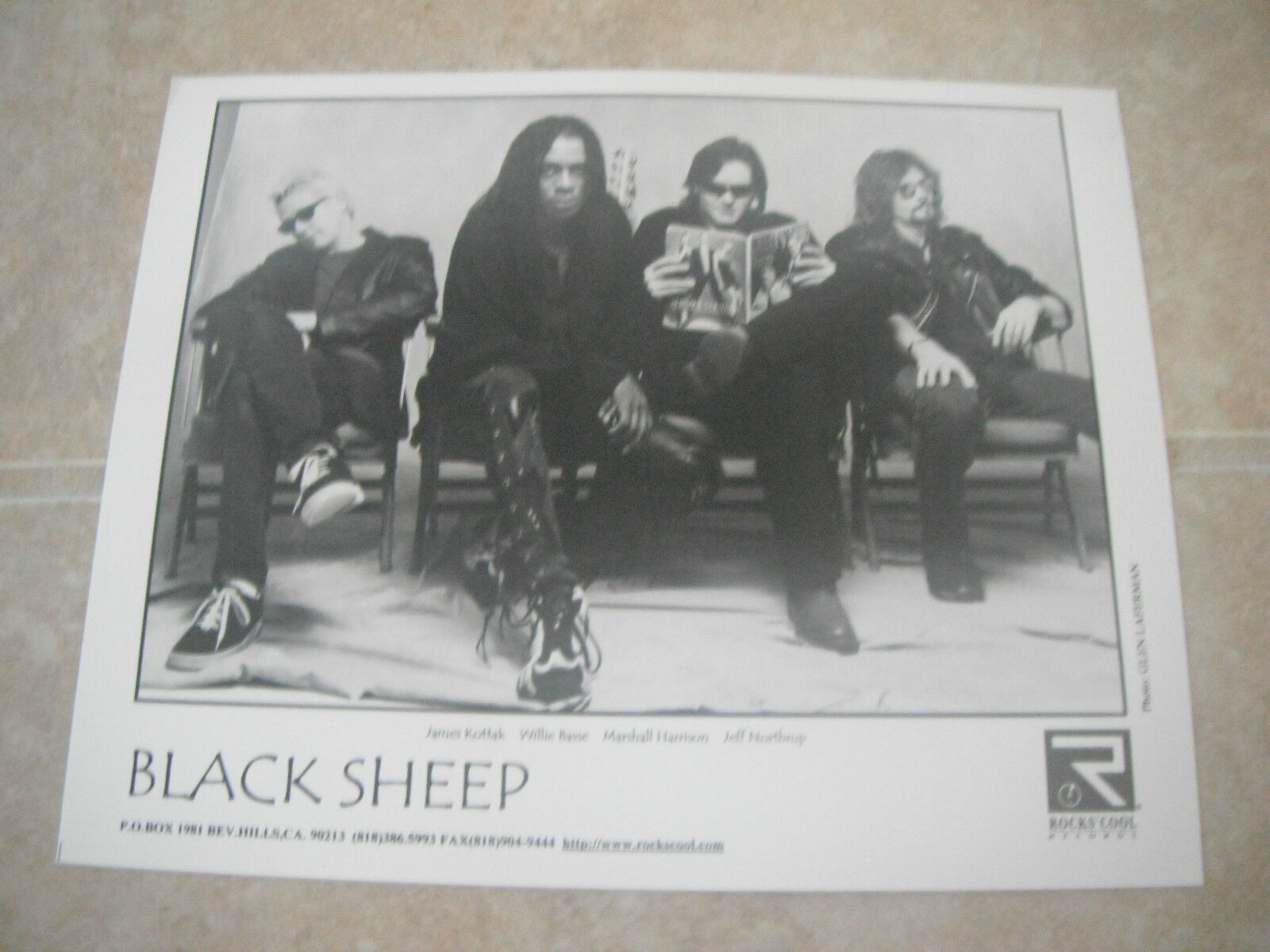 Black Sheep B&W 8x10 Promo Photo Poster painting Picture Original