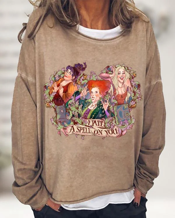 Women's Sanderson Sisters Long Sleeve Top