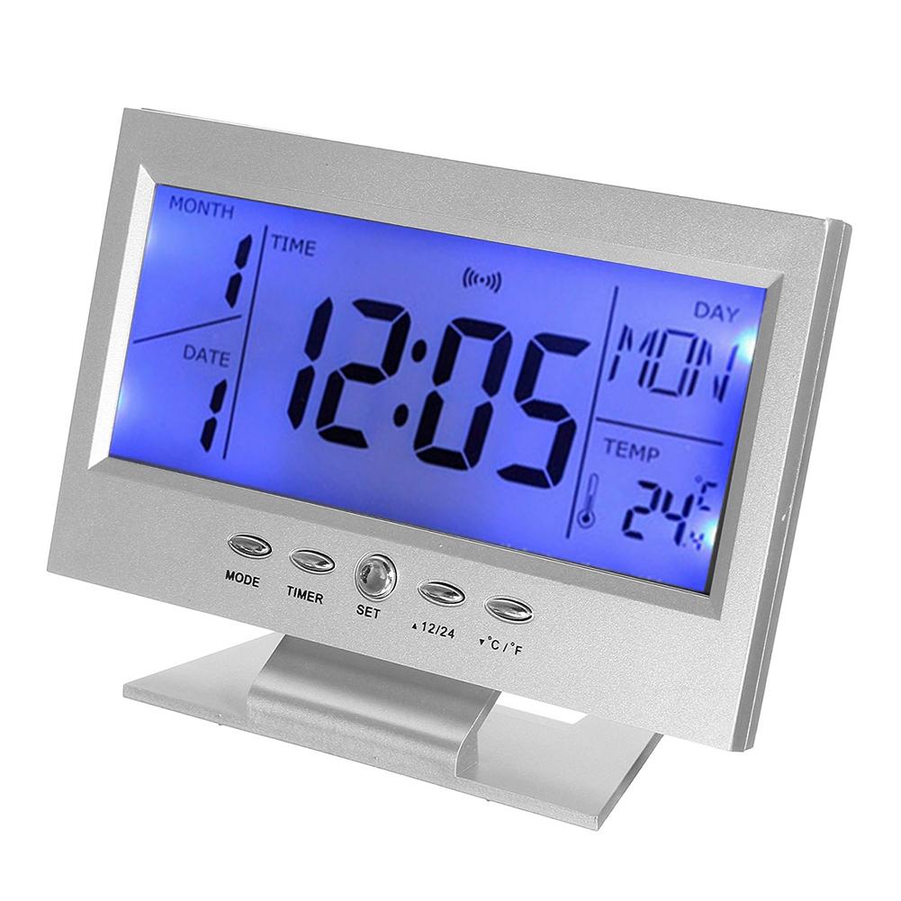 

Electronic LCD Temperature Humidity Clock Thermometer Hygrometer (White), 501 Original