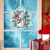 Flocon de neige d’hiver - pendentif bricolage 5d