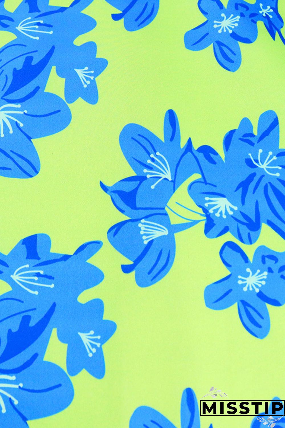 Blue Elegant Print Patchwork Appliques Oblique Collar Straight Dresses