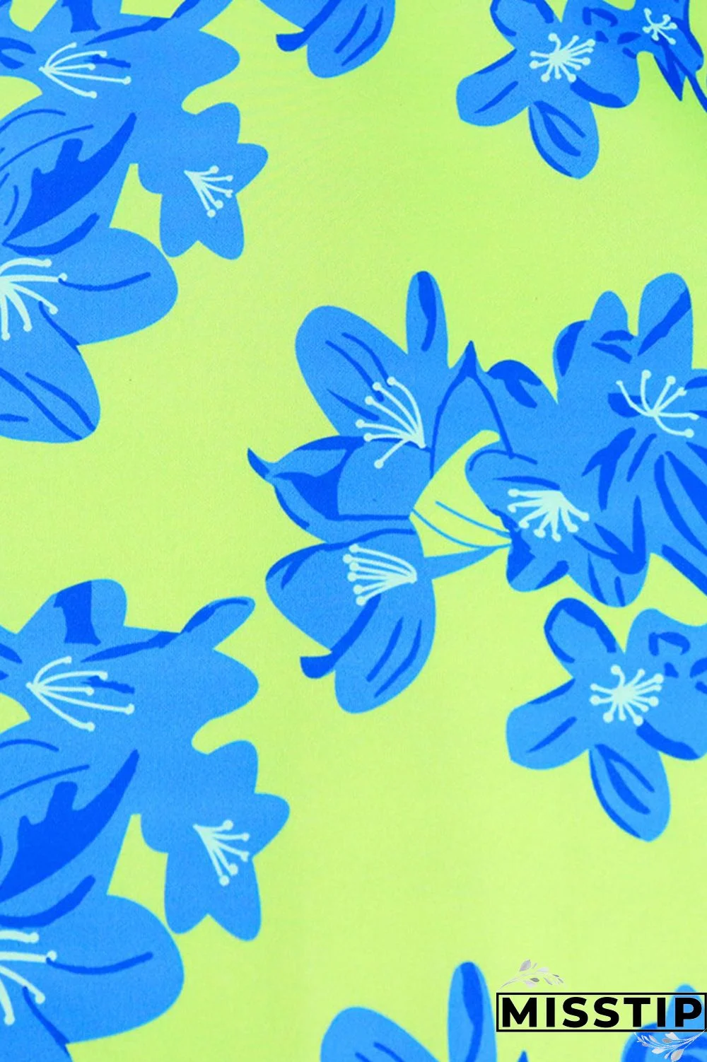 Blue Elegant Print Patchwork Appliques Oblique Collar Straight Dresses