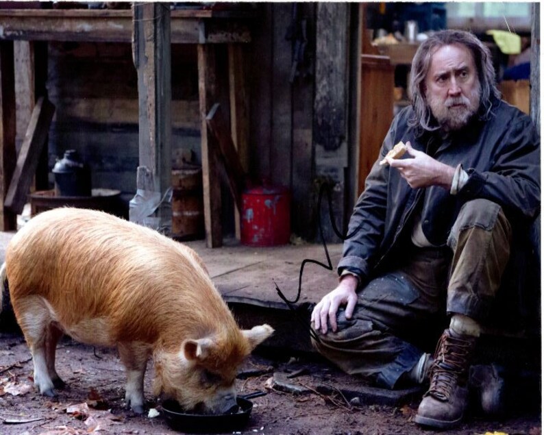 Nicolas Nic Cage signed autographed 8x10 Pig Rob Photo Poster painting