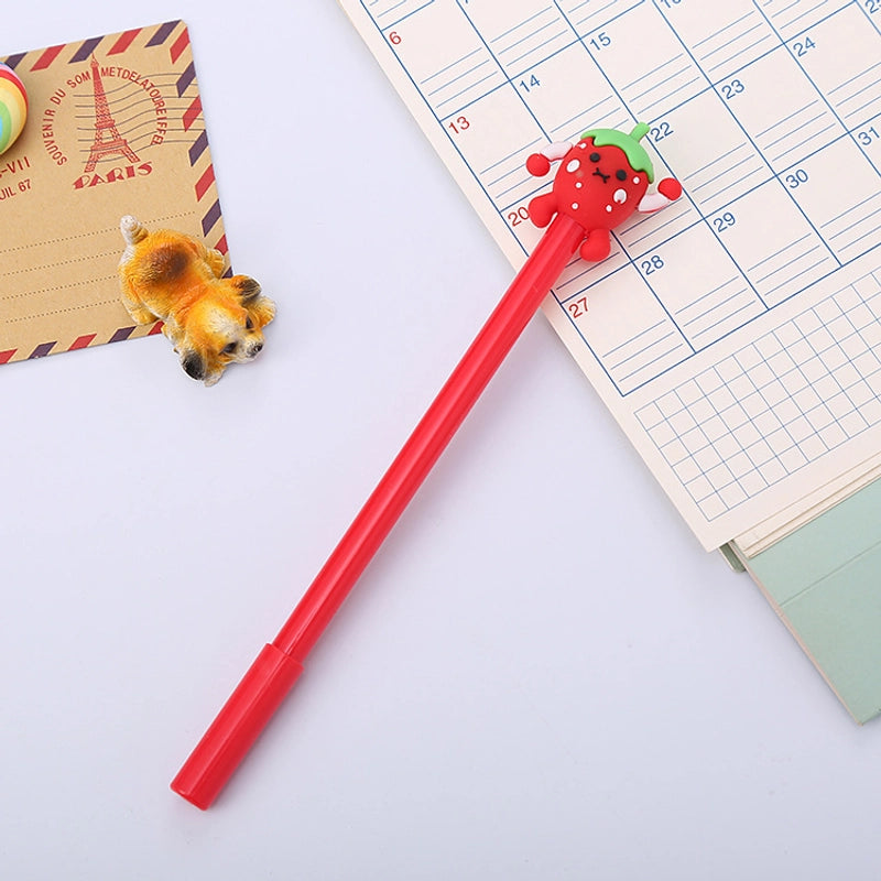 Cute Cartoon Fruit Gel Pen Water-based Paint Pen Creative Stationery