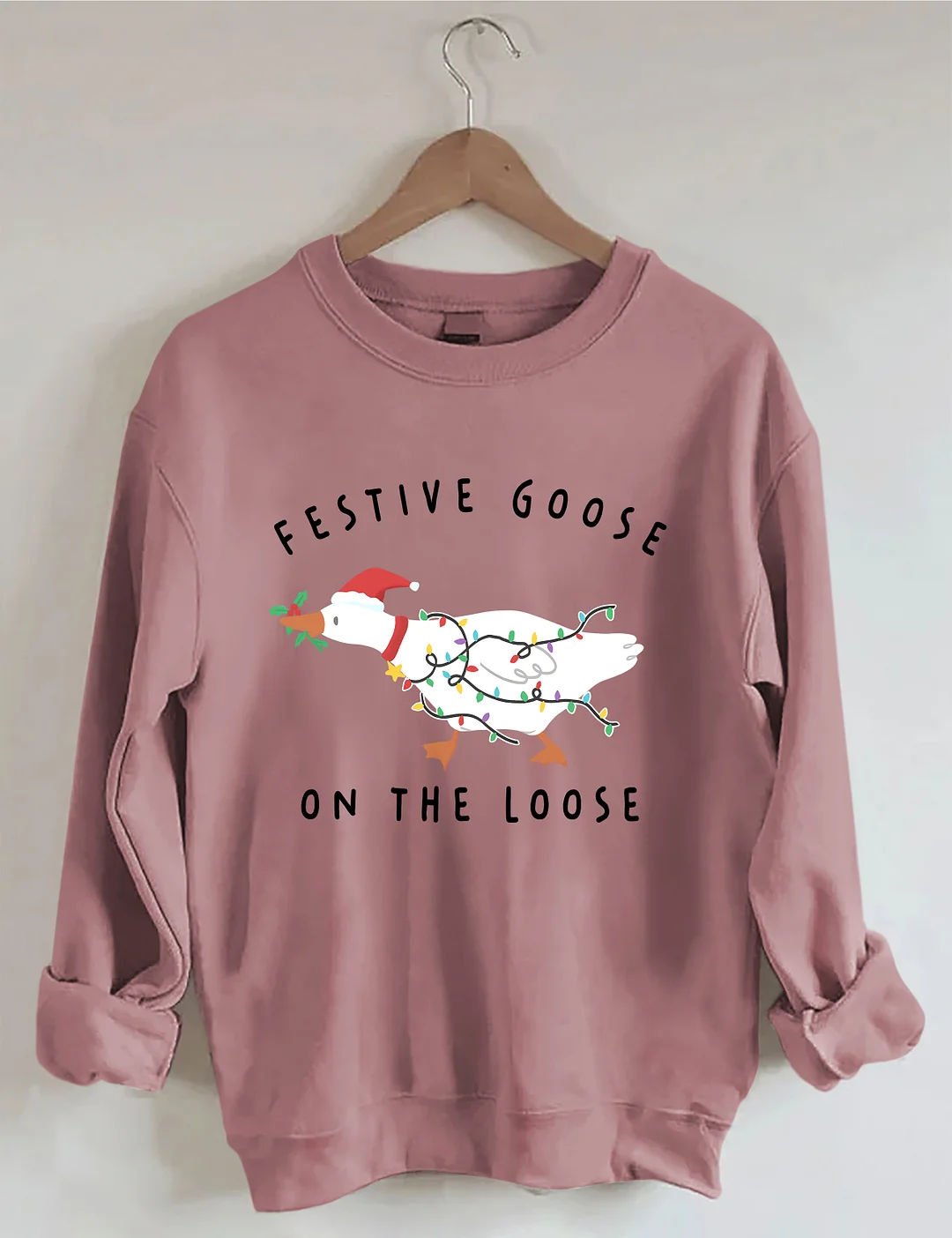 Funny Christmas Goose Sweatshirt
