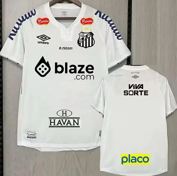 2425 season Santos home advertising jersey