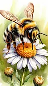 Luxury AB Velvet Diamond Painting Kit - Bee