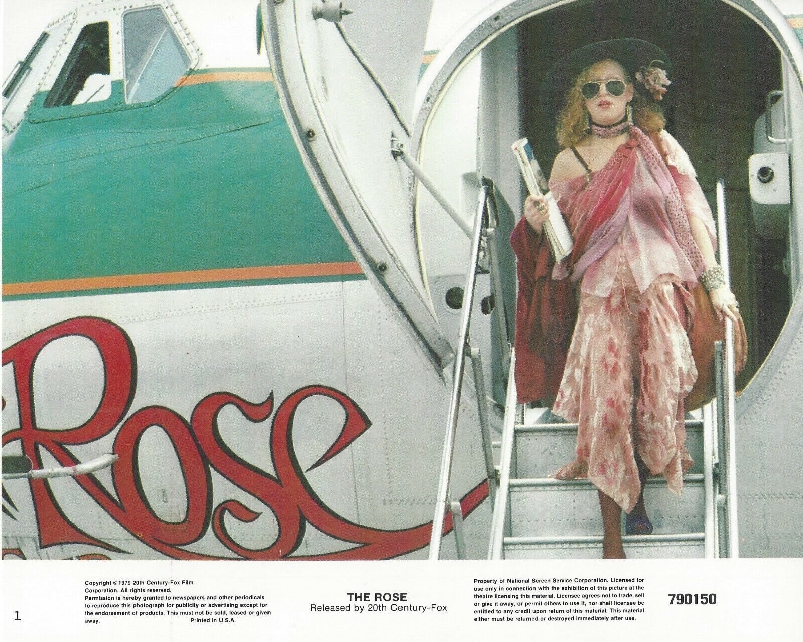 The Rose Original 8x10 Lobby Card Poster Photo Poster painting 1979 #1 Bette Midler Bates