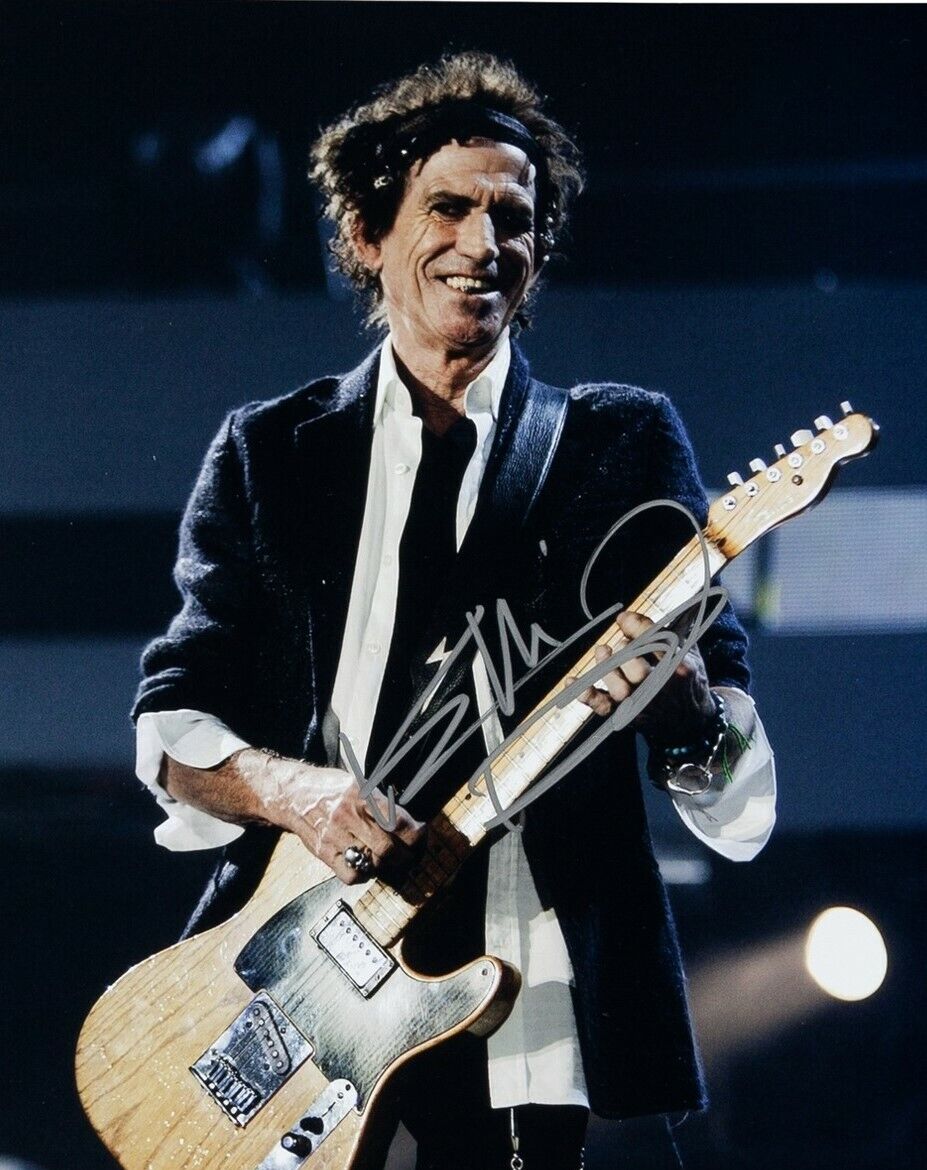 KEITH RICHARDS Signed Photo Poster paintinggraph Rock Guitarist Composer ROLLING STONES preprint