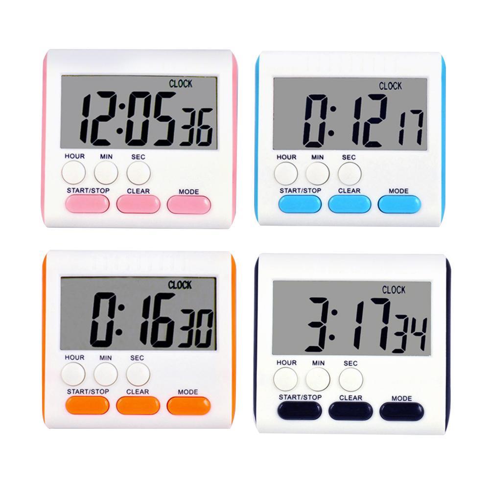 

Large Screen Electronic Timer Kitchen Cooking Alarm Clock with Stand Random, 501 Original