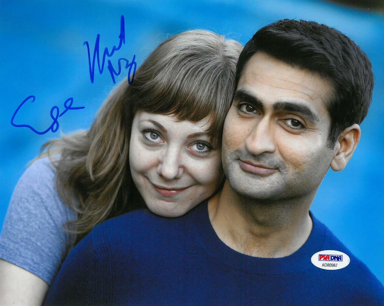 Kumail Nanjiani/Emily Gordon Signed Autographed 8x10 Photo Poster painting PSA/DNA #AD80987