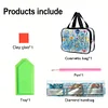 DIY Flower Diamond Painting Bling Rhinestone Makeup Bag Large Storage Bag