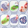 12pcs DIY Diamond Painting American Flag Refrigerator Magnets