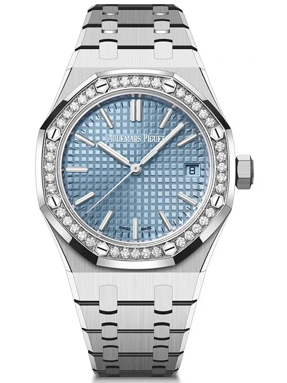 Audemars Piguet Royal Oak 37mm 15551ST.ZZ.1356ST.04 Light Blue Dial