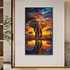 Elephant - Diamond Painting - Full Round Drill (Canvas|40*70cm)
