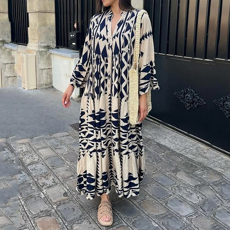 Elegant casual shirt dress