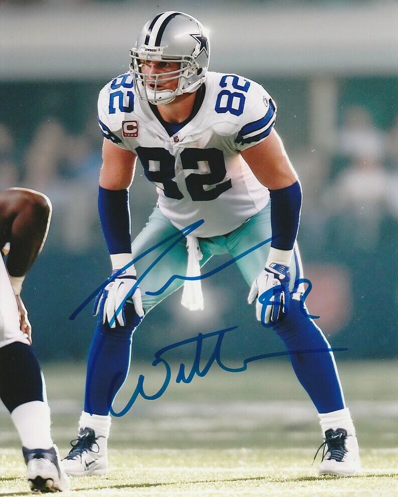 JASON WITTEN SIGNED DALLAS COWBOYS FOOTBALL 8x10 Photo Poster painting! NFL AUTOGRAPH