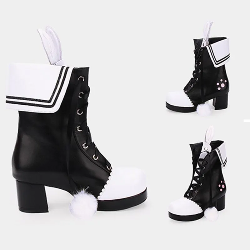 Kawaii bunny ears Shoes-DOLLIEFAE