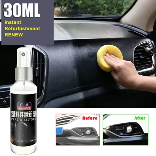 Dronehint 30ML Car Plastic Parts Cleaning Agent Retreading Restore Wax Instrument Agent (For: Acura) Parts