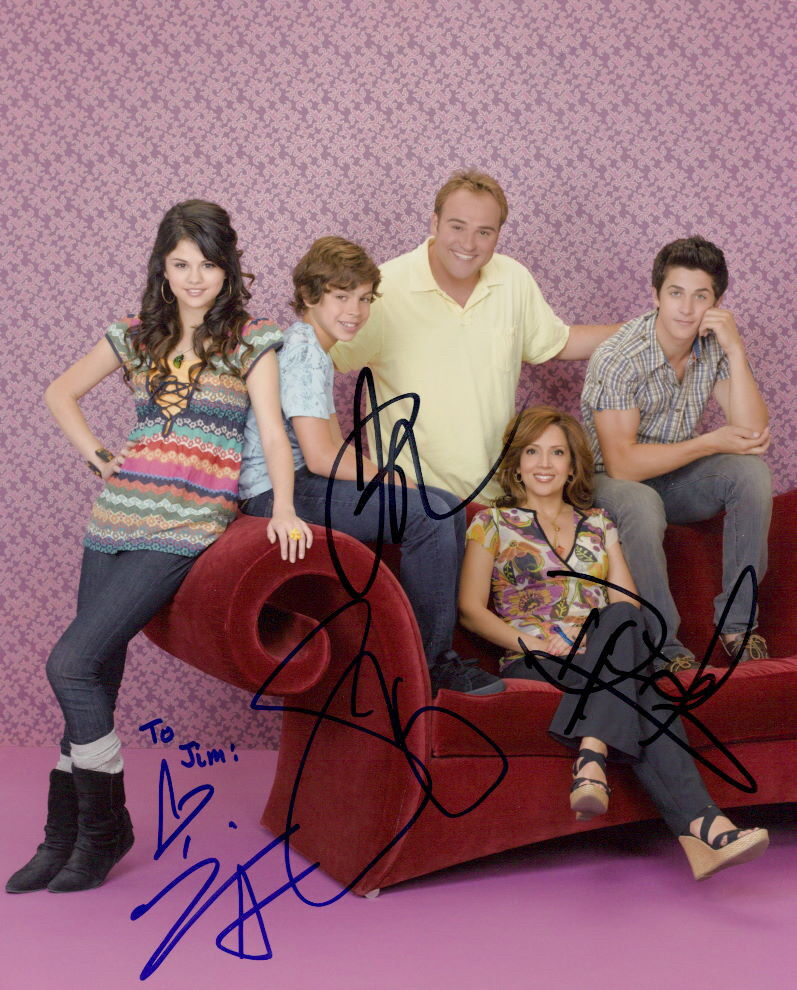 Wizards of Waverly Place (by all 4) signed authentic 8x10 Photo Poster painting COA