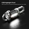 COB LED Keychain Flashlight Multifunctional Pocket Flashlight for Camping Hiking