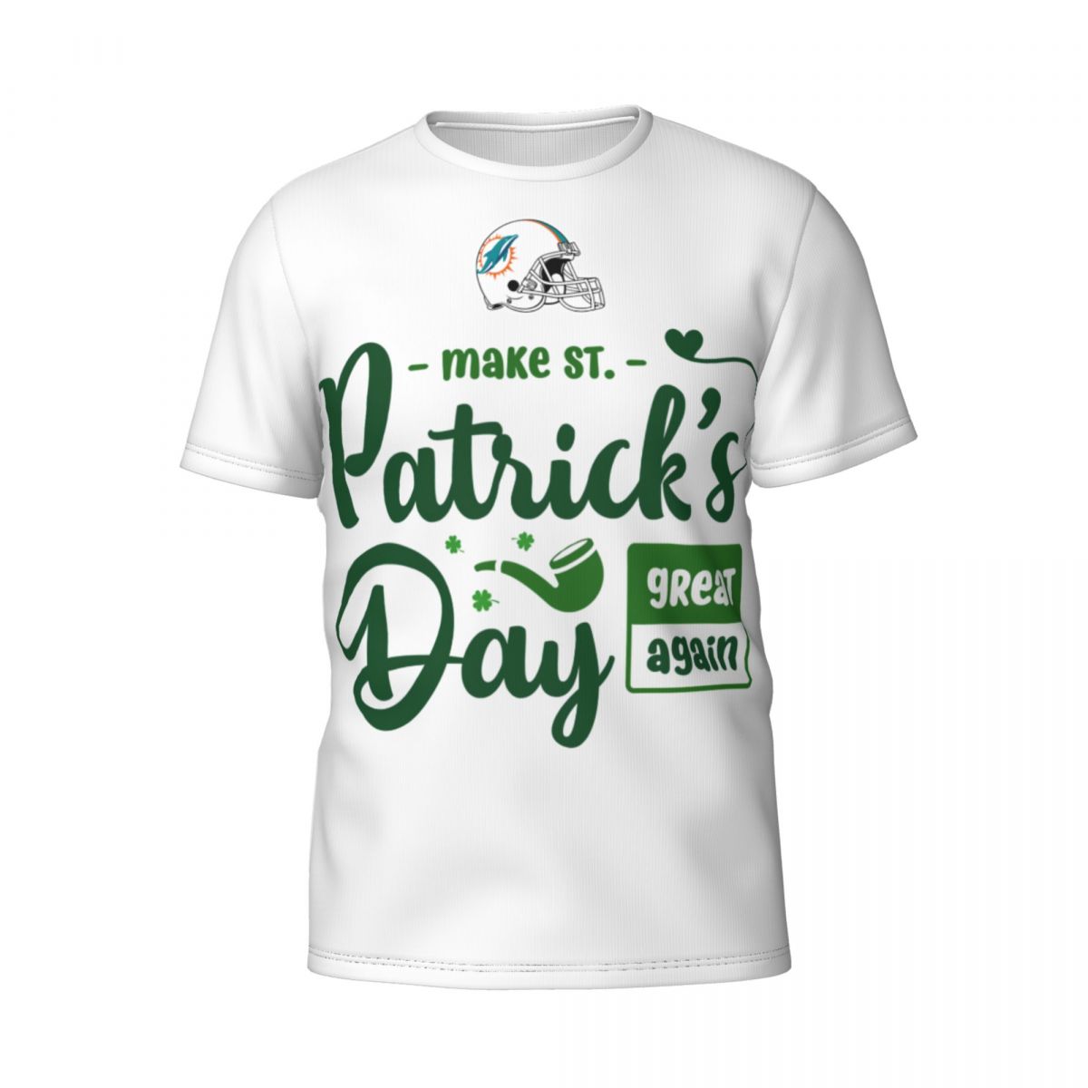 Miami Dolphins Make Patrick's Day Great Again Men's T-Shirt