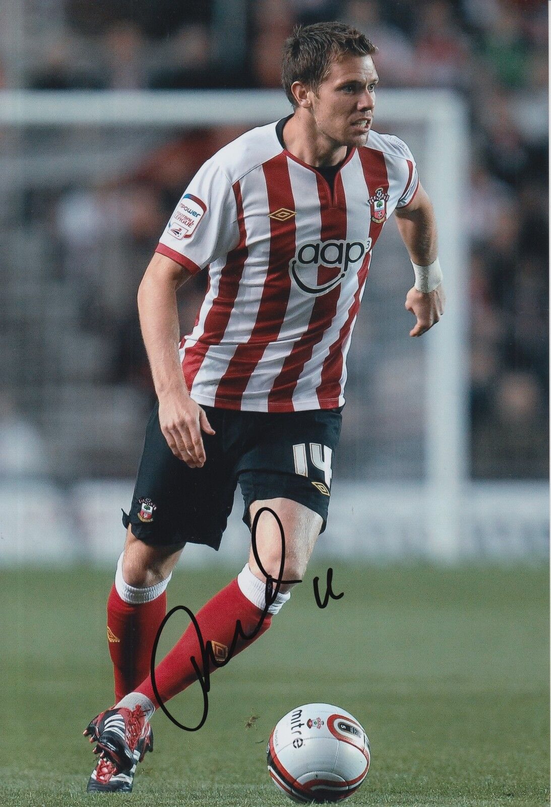 SOUTHAMPTON HAND SIGNED DEAN HAMMOND 12X8 Photo Poster painting.