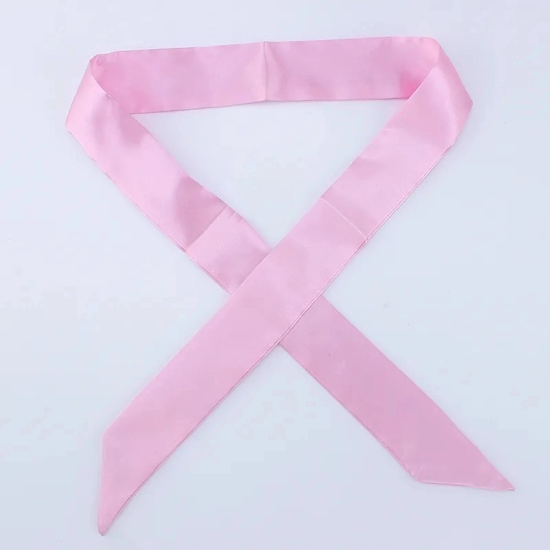 Women’s Minimalist Solid Color Satin Silk Scarves