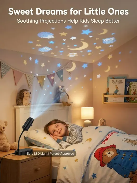 Comauo Ocean & Galaxy Projector: Ultra-HD Sphere Tech, Turns Your Room & Car Into an Aquarium in 1s.