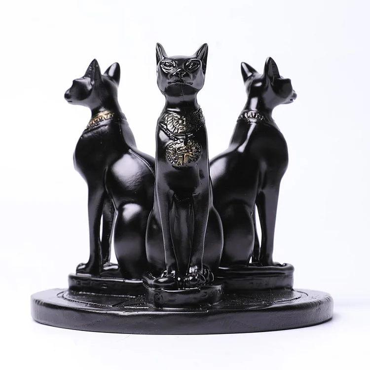 Lucky Cat Statue Resin Stand