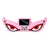 Dynamic Breathing Solar LED Car Window Warning Light Demon Eye