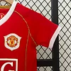 2006/2007 Retro Manchester United Home Football Shirt Kids Size 1:1 Thai Quality