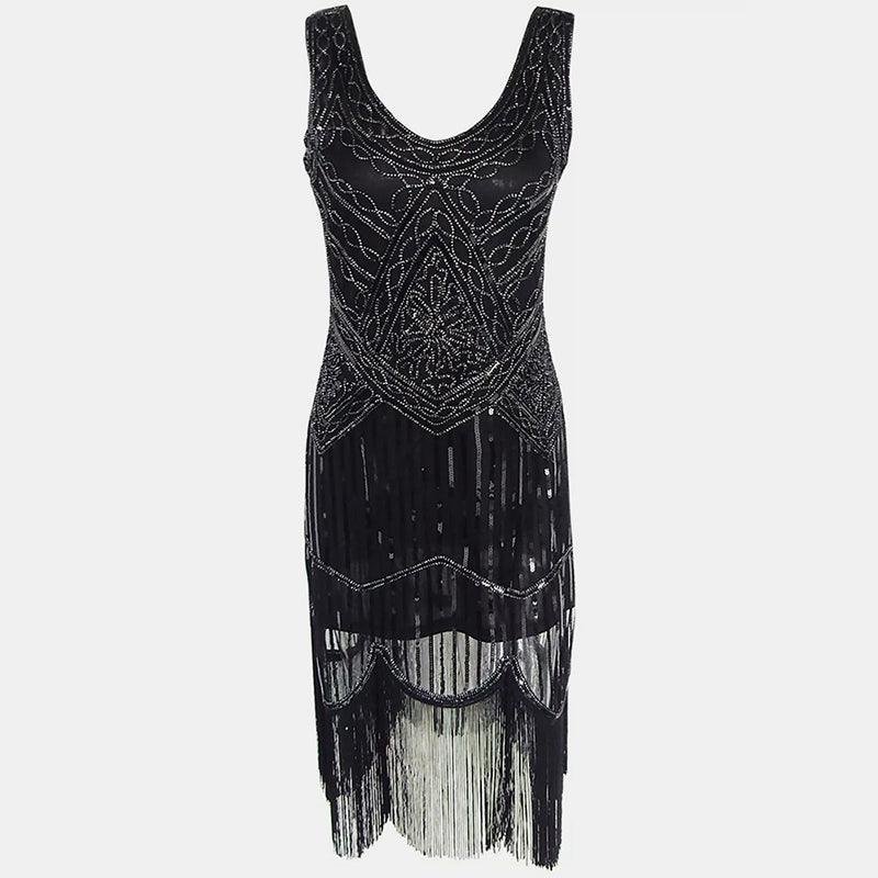 The Vintage Fringe Flapper Dress