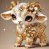 Diamond Painting-DIY Crystal Rhinestone Goat