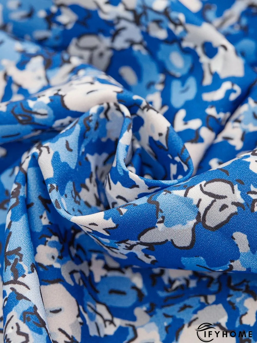 Floral V neck Casual Half sleeve Dress | IFYHOME