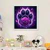 Paw Rose-11CT Stamped Cross Stitch 40*40cm