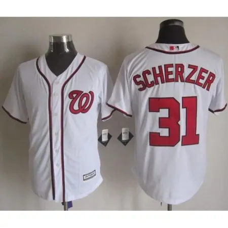 Nationals #34 Bryce Harper White New Cool Base Stitched MLB Jersey KQ7J