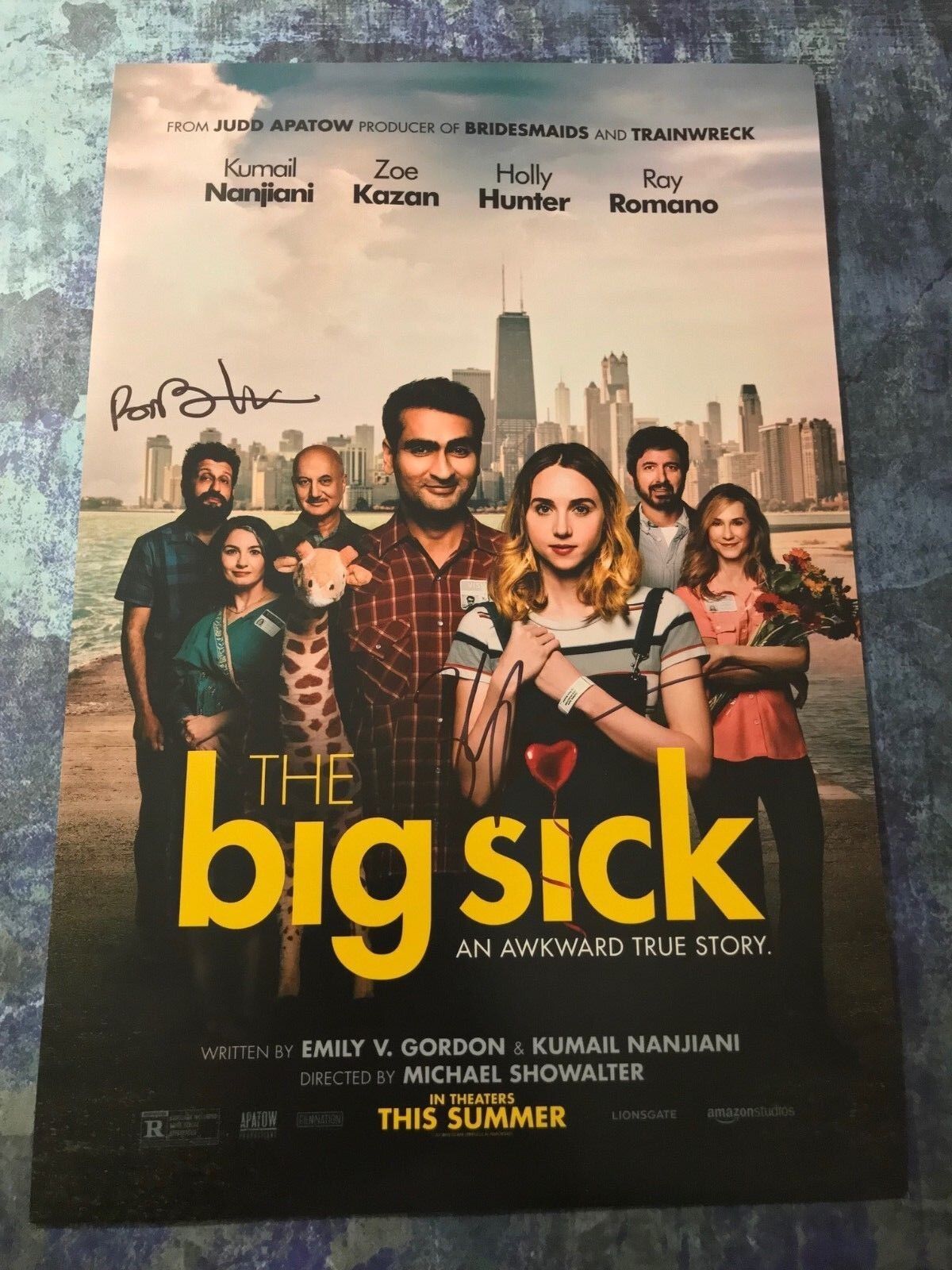 GFA Zoe Kazan & Bo Burnham * THE BIG SICK * Signed 12x18 Photo Poster painting Poster COA