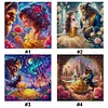 (Multi-Style) Beauty And The Beast-14CT Stamped Cross Stitch 50*50cm/19.69*19.69in