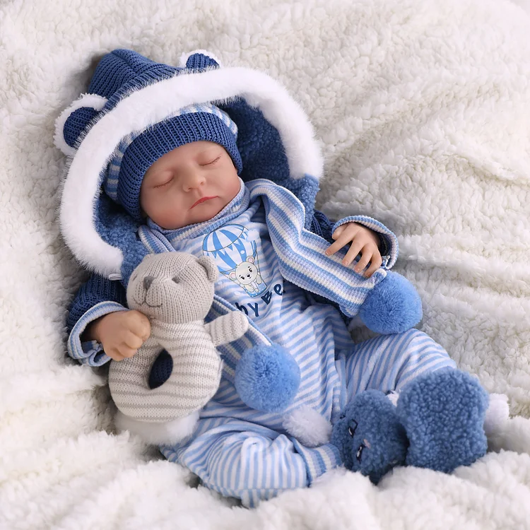 Babeside Sleeping Reborn Baby Noah 20'' Little Infant Girl Best Gift for Kids